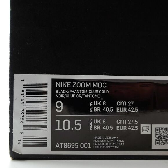 Nike Zoom Moc Trainers ‘THE 10TH’ Black Phantom AT8695-001 Mens Size 9